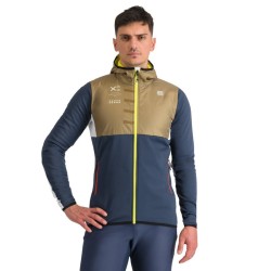 Veste ski de fond universelle chaude Sportful Rythmo 2024 galaxie bleu / bronze / blanc